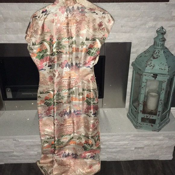 😍 Stunning Authentic Vintage Cheongsam Dress - Picture 4 of 5